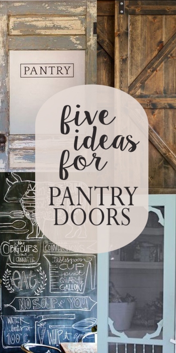 five ideas for pantry doors